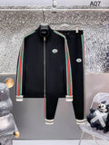 Gucci Web Stripe Technical Jersey Tracksuit Black