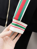 Gucci Web Stripe Technical Jersey Tracksuit Black