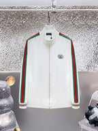 Gucci Web Stripe Technical Jersey Tracksuit White