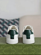 Gucci Ace Sneaker – White Leather with Embroidered Bee