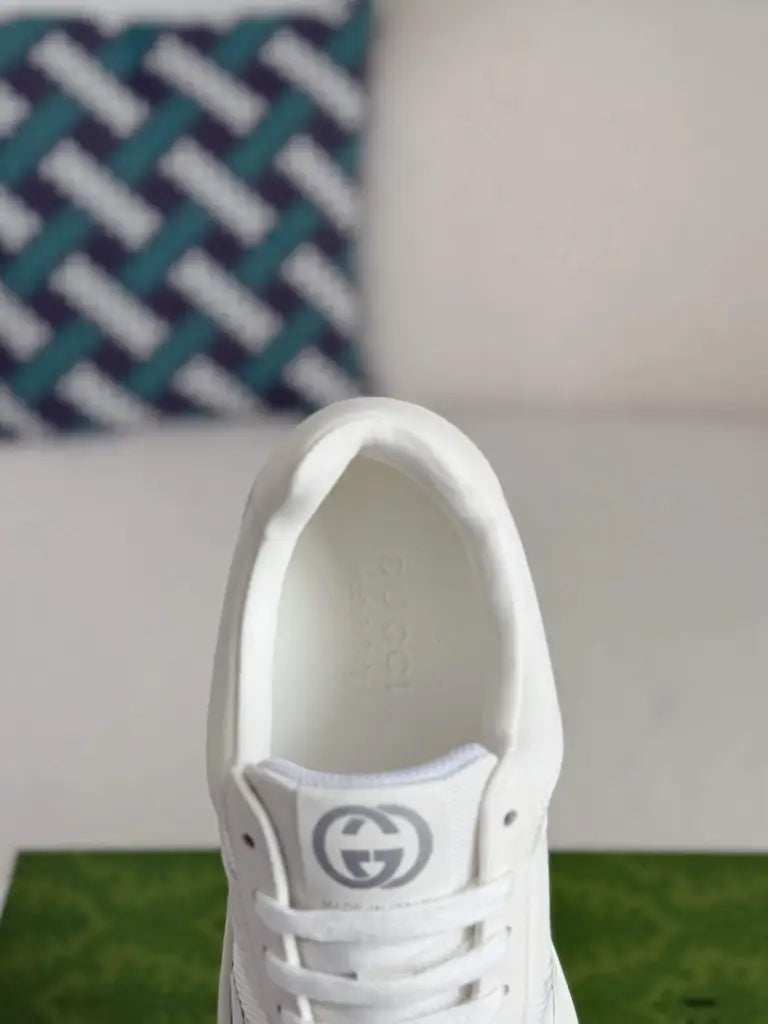 Gucci Mac80 Sneaker – All-White Leather & Mesh
