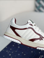 Gucci Mac80 Sneaker – White & Rosso Ancora Red Leather