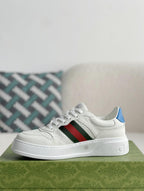 Gucci Re-Web Sneaker – White Leather with Green & Red Web