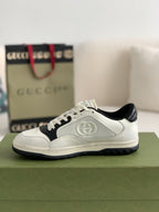 Gucci Re-Web Sneaker – White & Black Leather Mesh