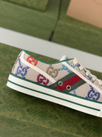 Gucci Tennis 1977 Sneaker – Multicolor GG Embroidered Canvas