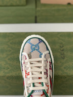 Gucci Tennis 1977 Sneaker – Multicolor GG Embroidered Canvas