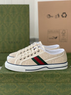 Gucci Tennis 1977 Sneaker – Off-White GG Embroidered Canvas