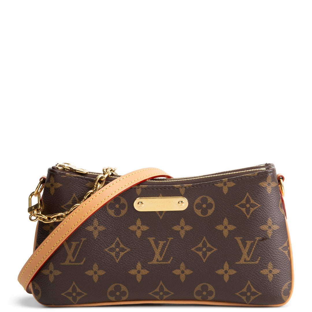Monogram Canvas Double-Zip Shoulder Bag