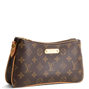 Monogram Canvas Double-Zip Shoulder Bag