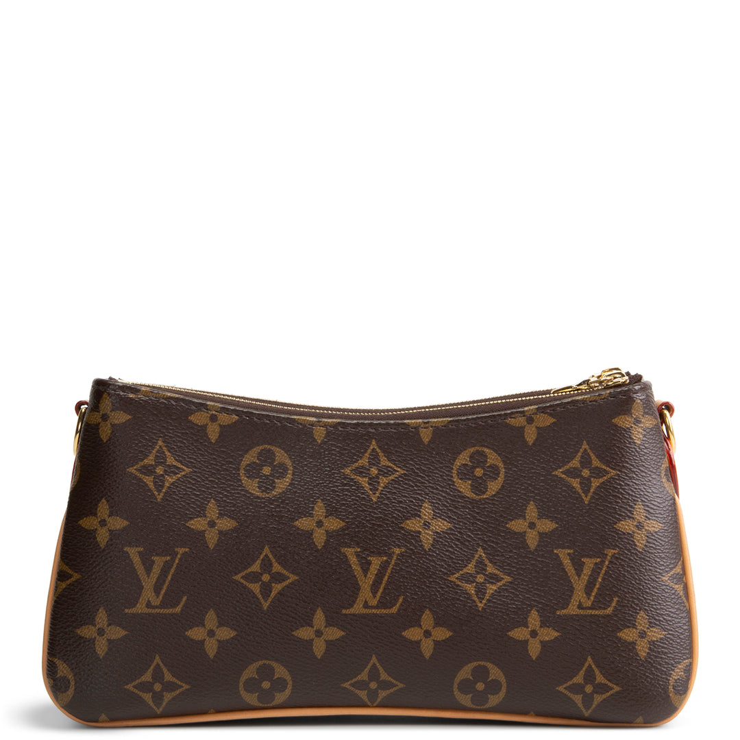 Monogram Canvas Double-Zip Shoulder Bag