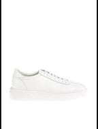 Lamar White Leather Sneakers - Timeless & Versatile Style