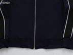 Loewe Anagram Tracksuit Set - Navy Blue Technical Knit Zip Jacket & Pants