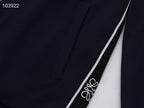 Loewe Anagram Tracksuit Set - Navy Blue Technical Knit Zip Jacket & Pants
