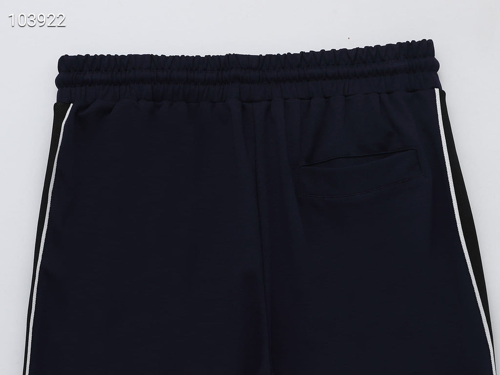 Loewe Anagram Tracksuit Set - Navy Blue Technical Knit Zip Jacket & Pants