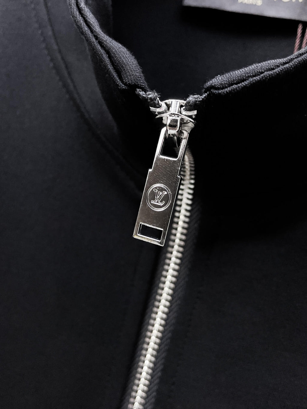Louis Vuitton LV Logo Patch Technical Jersey Tracksuit Black