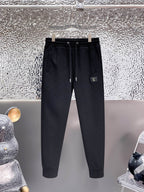Louis Vuitton LV Logo Patch Tracksuit Black Technical Jersey
