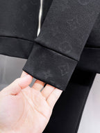 Louis Vuitton LV Logo Patch Tracksuit Black Technical Jersey