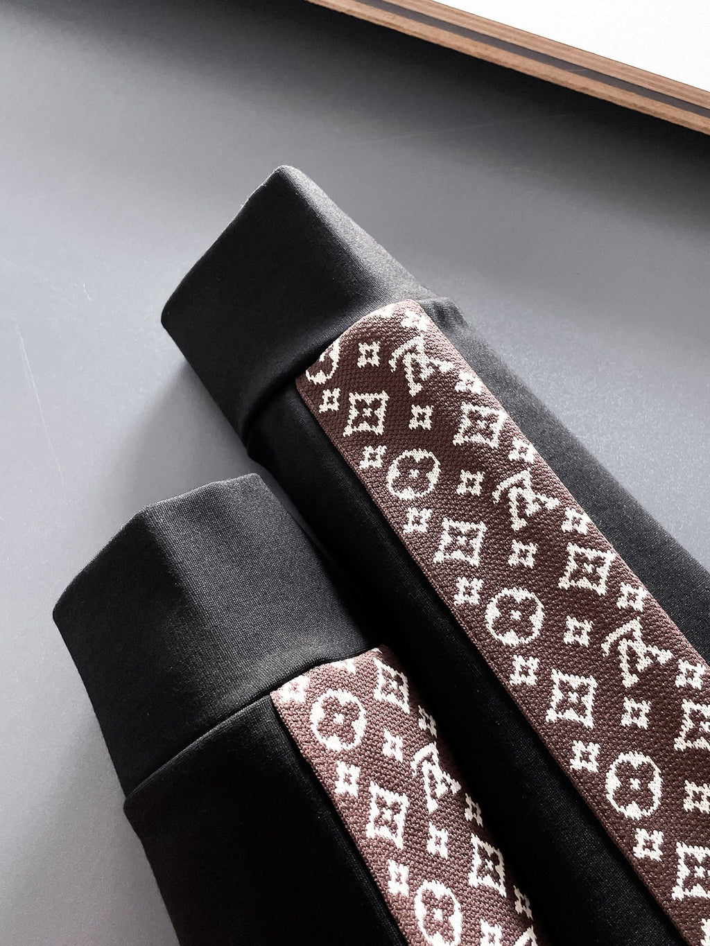 Louis Vuitton LV Monogram Side Stripe Tracksuit - Black Technical Knit Zip Jacket & Pants Set