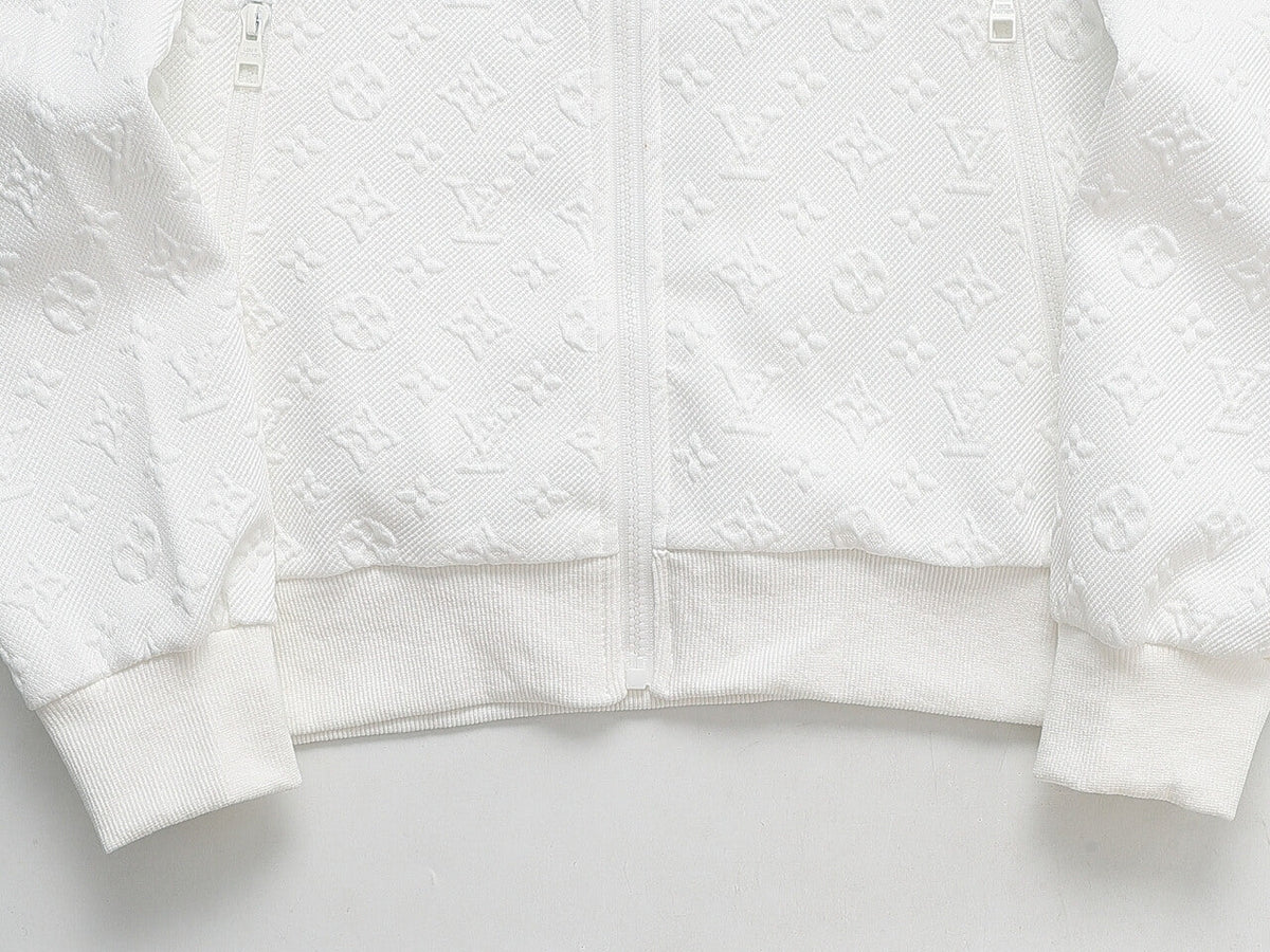 Louis Vuitton Monogram Embossed Technical Tracksuit White
