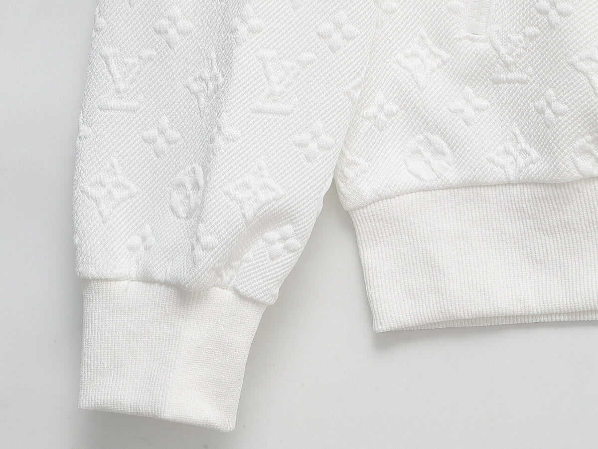Louis Vuitton Monogram Embossed Technical Tracksuit White