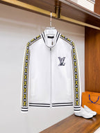 Louis Vuitton Oversized LV Patch Monogram Tape Tracksuit White