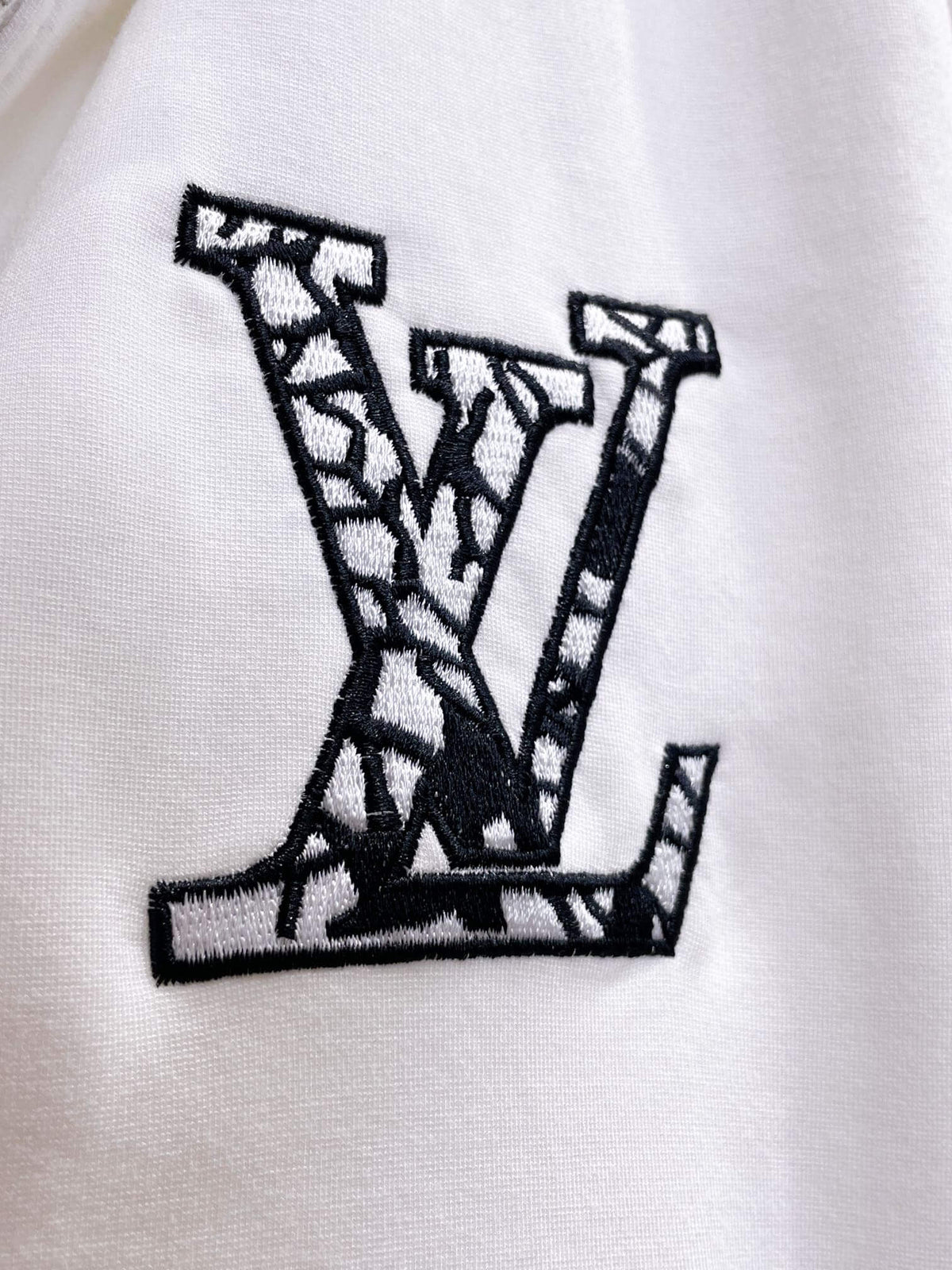 Louis Vuitton Oversized LV Patch Monogram Tape Tracksuit White