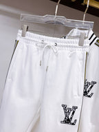 Louis Vuitton Oversized LV Patch Monogram Tape Tracksuit White