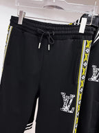 Louis Vuitton Oversized LV Patch Monogram Tape Tracksuit Black