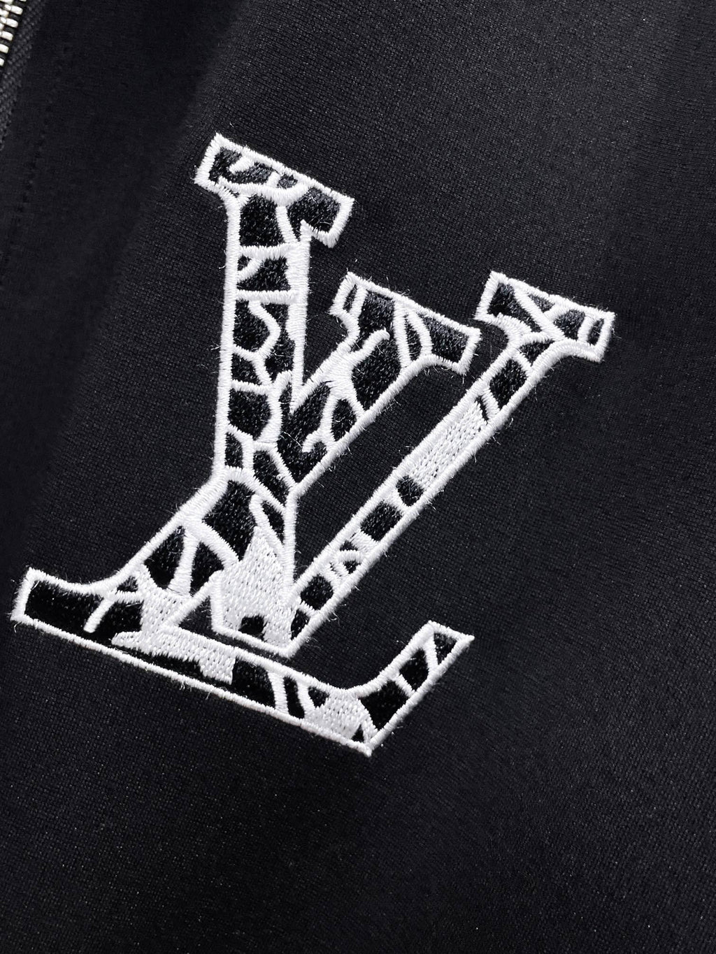 Louis Vuitton Oversized LV Patch Monogram Tape Tracksuit Black