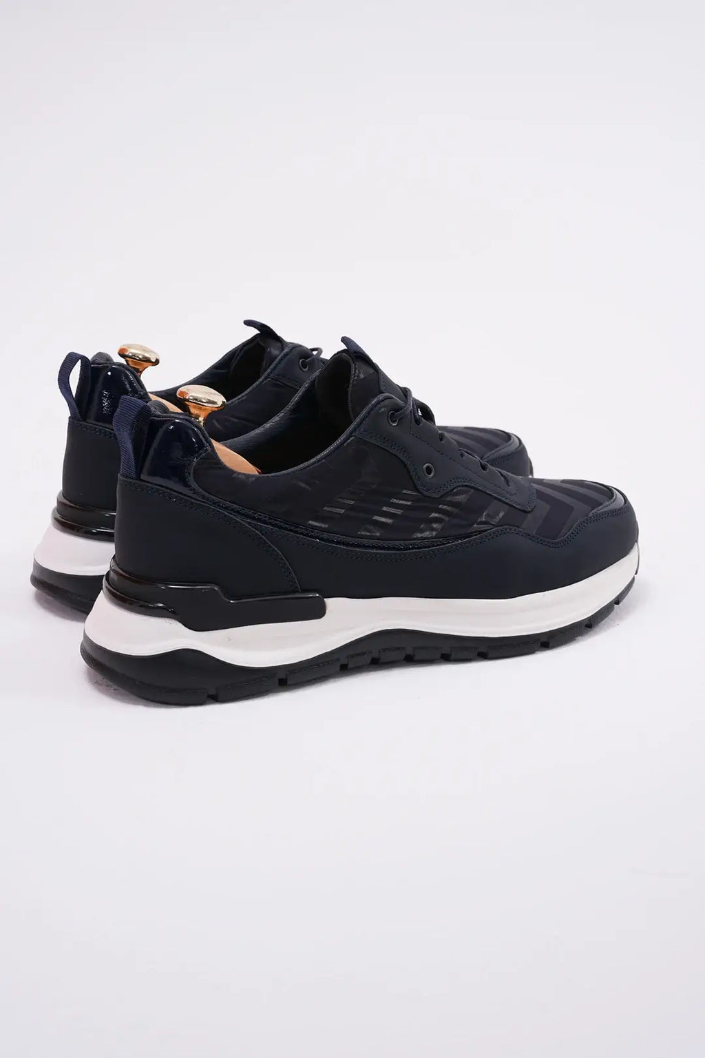 Midnight Motion Luxe Leather Sneakers