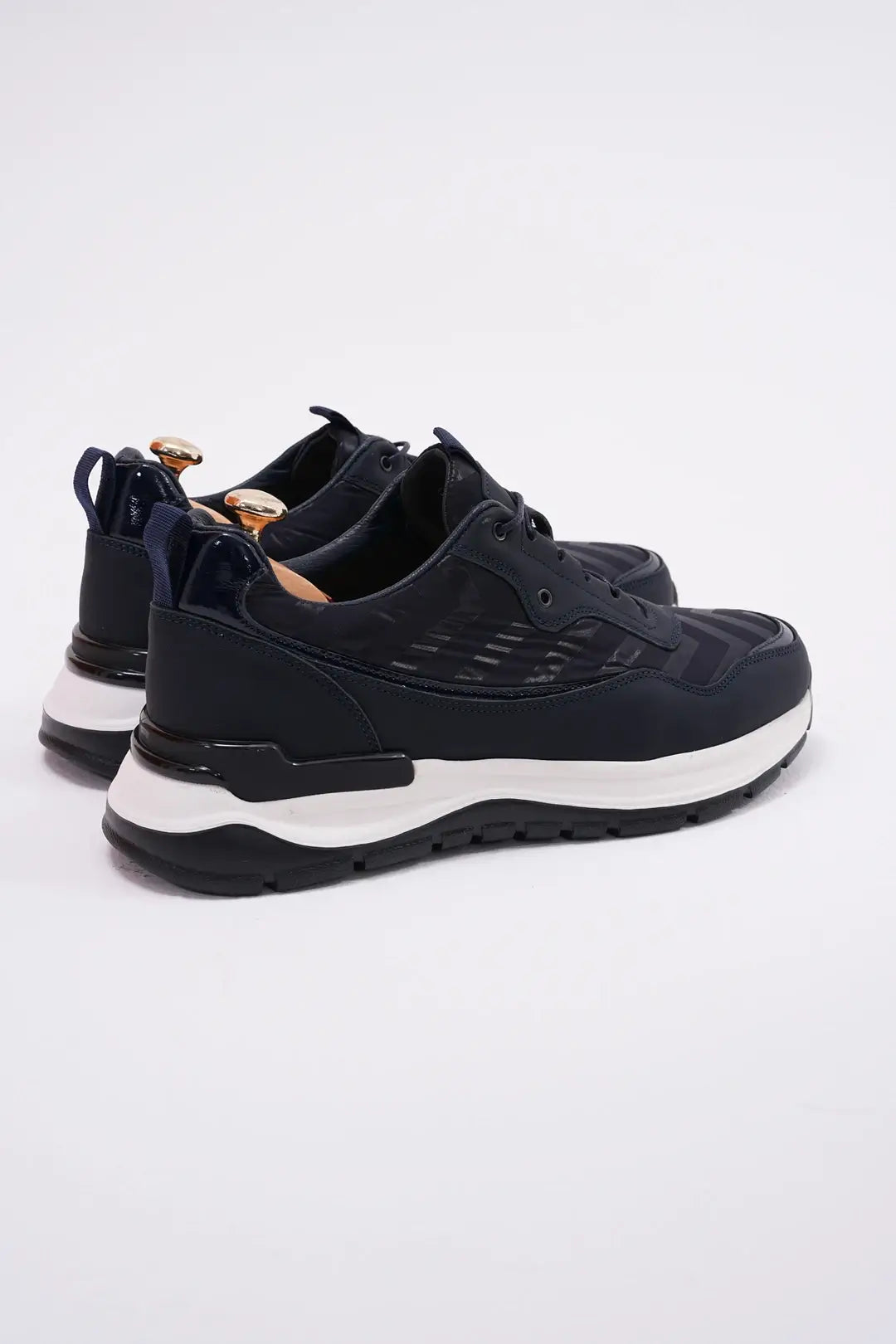 Midnight Motion Luxe Leather Sneakers