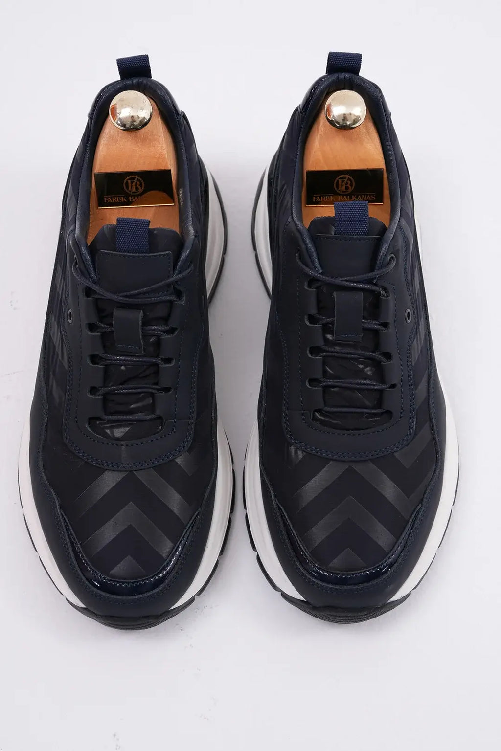 Midnight Motion Luxe Leather Sneakers
