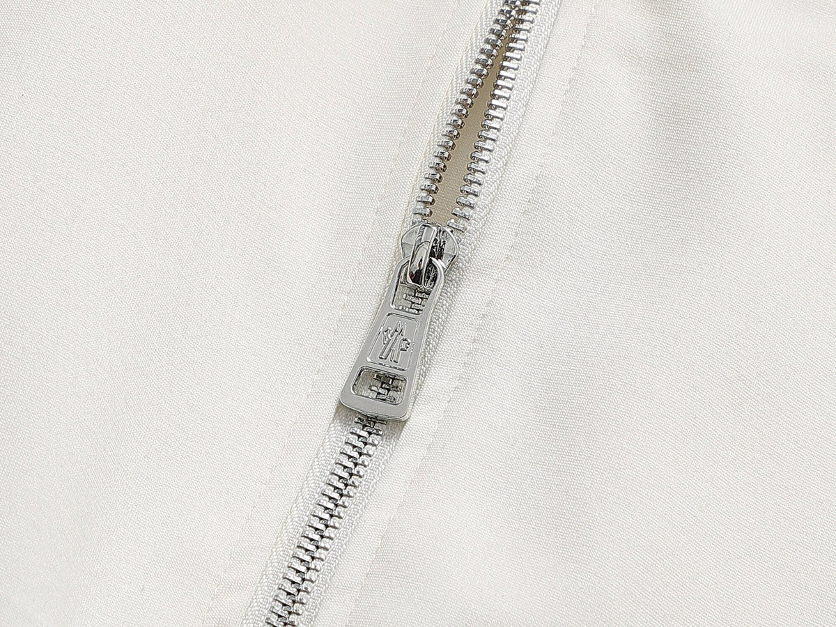 Moncler Tricolor Striped Patch Technical Tracksuit White