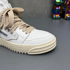 Off-White 3.0 Off Court White Beige High-Top Sneaker
