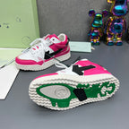 Off-White 'Fuchsia Pink' Sponge Mid-Top Sneaker