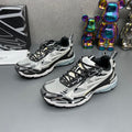 Off-White Silver Black Be Right Back Sneakers