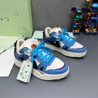 Off-White 'Blue Black' Sponge Mid Top Sneaker
