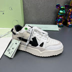 Off-White 'White Black' Sponge Mid-Top Sneaker