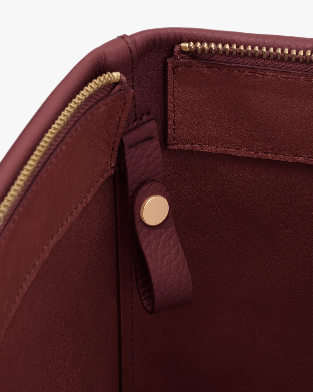 LALIYA Classic Leather Tote Bag – Large Capacity Everyday Shoulder Handbag (Burgundy)