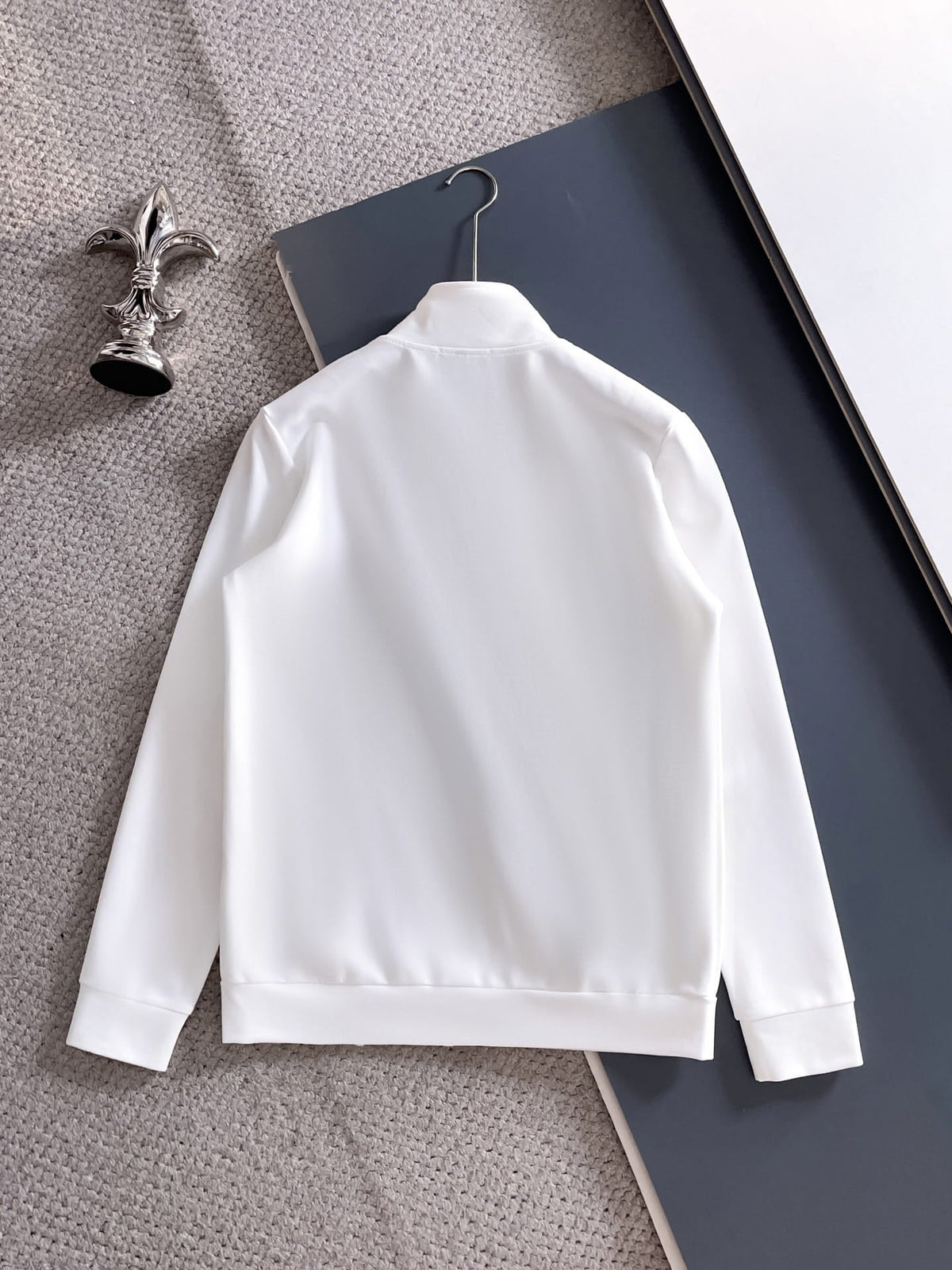 Prada Linea Rossa Tracksuit Set - White Technical Knit Stripe Zip Jacket & Pants