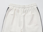 Prada Milano Logo Side Band Technical Jersey Tracksuit White