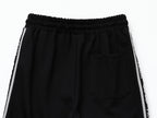 Prada Milano Logo Side Band Technical Jersey Jacket Black