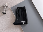 Prada Milano Tracksuit Set - Black Technical Knit Piping Zip Jacket & Pants