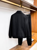 Stefano Ricci Eagle Logo Technical Jersey Tracksuit Black