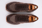 Terrain Rich Brown Suede & Leather Sneakers