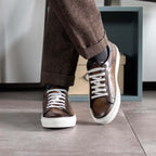 Milano Sneaker — Brown Patina Leather