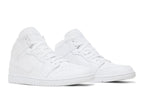 Jordan 1 Mid 'Triple White'