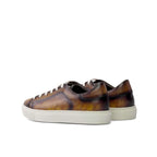 Men's Bespoke Fire Patina Leather Capsule Sneakers