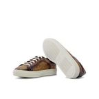 Men's Bespoke Fire Patina Leather Capsule Sneakers