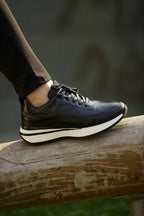 Chamonix Chunky Trainer — Onyx & White